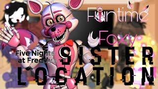 Fnaf 1 + Puppet react to When the curtain falls  FNAF  SL  GCRV