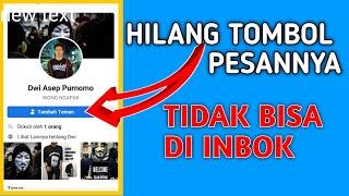 cara menghilangkan tombol pesan di fb - terbaru