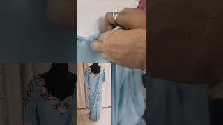 how to drape saree with dupatta