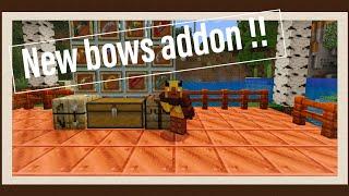 New bows addon for Minecraft pe  1.18.30