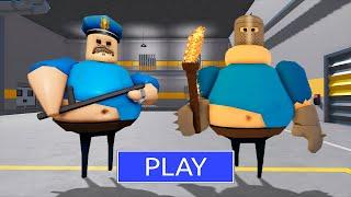 Escaping from a BARRYS PRISON RUN And BECAME a DUNGEON COP #Roblox