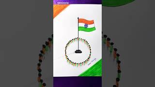 Republic Day Drawing #drawing #republicday #shortvideo #shorts #viralvideo