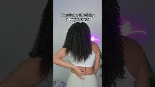 LOL i know some of you be doing this #curly #hairstyles #hairtips #hair   #lengthcheck #growth