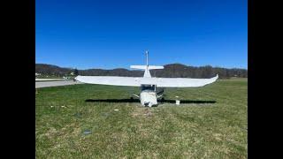 StallSpin Crash of a Cessna 150L at Sussex Airport KFWN New Jersey April 16 2024