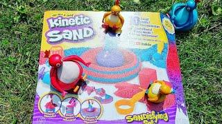 The Twirlywoos Help Unbox and Play with Kinetic Sand SANDisfying Set