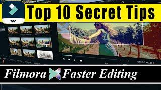 10 Secret Tips to Edit Faster  Wondershare Filmora X