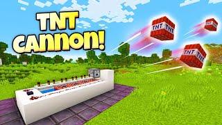 How To Make a TNT Cannon In Minecraft SUPER QUICK MINECRAFT TUTORIAL