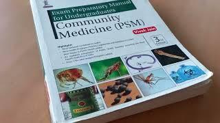 PSM Community Medicine Book Exam Preparatory Manual by Vivek Jain MBBS Undergraduate textbook review