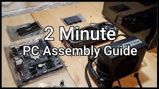 2 Minute PC Assembly Guide May 2021