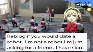 Reblog if you would date a robot Persona 3