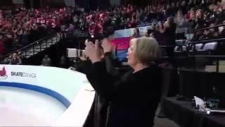 Синхронное катание  2015 World Synchro Champs SP Team Canada 1