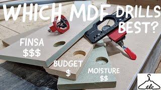 Concealed Hinges - Which Mdf Drills the Best? Vid#163