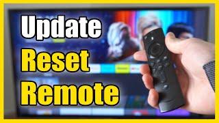 How to Update Firestick Remote & Reset Easy Method