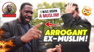 Arrogant “Ex-Muslim” Christian CONFRONTS Muslims Giving Dawah‼️… LEFT SPEECHLESS 