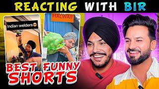 ਫੁੱਲ ਖੱਪ with Bir Ramgarhia & Aman Aujla   Funny Shorts Reaction video