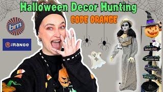 Halloween decor hunting & haul  CODE ORANGE  B&M The Range Home Bargains & Tesco