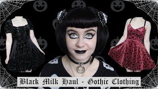 BLACK MILK CLOTHING HAUL  GOTHIC HALLOWEEN DRESSES  GOTH ALTERNATIVE FASHION  PUMPKINS & VAMPIRES