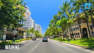 Waikiki Now  Waikiki Driving on June 27 2023 ️ Honolulu Oahu Hawaii 5K Driving