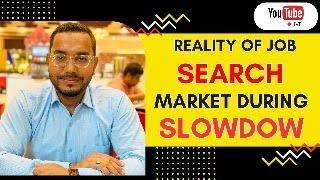 Reality of Job Search during Market Slowdown Recession - 2024  Job market In India 2024  Bhaskar
