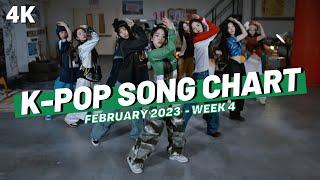TOP 100 K-POP SONG CHART  FEBRUARY 2023 WEEK 4