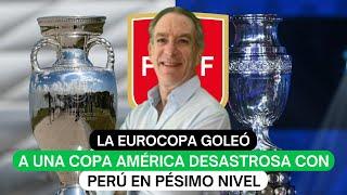 La Eurocopa goleó a una Copa América desastrosa con Perú en pésimo nivel