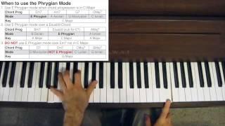 Jazz Piano Tutorial - Phrygian Chords