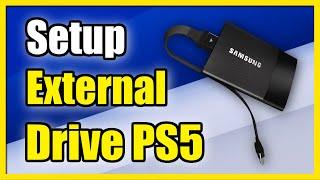 How to Setup External USB Hard Drive on PS5 Fast Tutorial