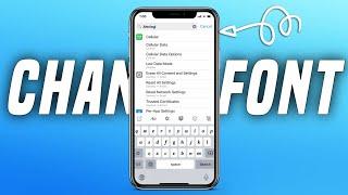 How to change system font in iphone  How to change font in iphone  Change system font in iPhone