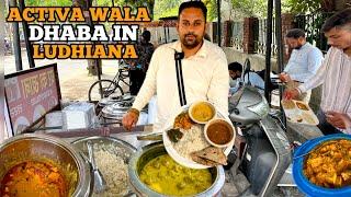 Sirf 60- में Deluxe THALI  Kadhi Chawal  Activa ke Upar hi बना दिया DHABA  Street Food India