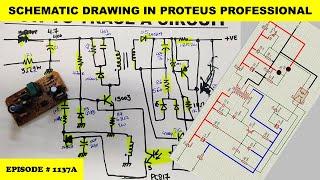 {1137A} Drawing circuit diagram in Proteus Professional 8