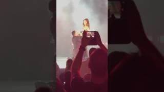 Chrissy Teigen Suffers Nip Slip As She Performs With Her Husband John Legend On Stage