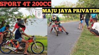 setting sport 4t 200cc maju jaya privater nganjuk