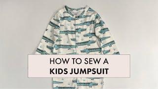 How to sew Kids Jumpsuit Pajama