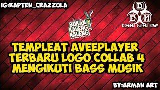 templeat aveeplayer terbaru logo collab 4 mengikuti bass musik 2019