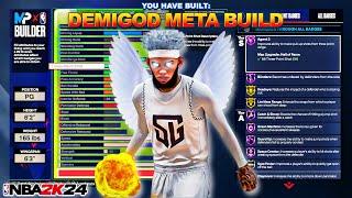 THE 3 BEST “DEMIGOD” META GUARD BUILDS on NBA 2K24 BEST PROAMSTAGEPARK BUILDS