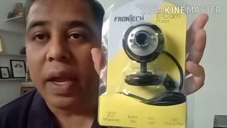 How to install Webcam on PC or laptop Review and installation of frontech webcam