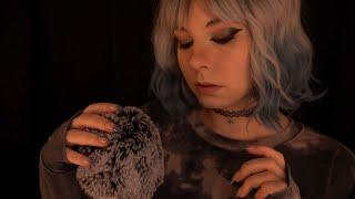 ASMR  Relax Sksk Tktk Whispering Mouth Sounds & Fluffy Mic Scratching - Breathing Blowing