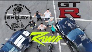 Улаанбаатарын гудмаар уралдъя RAWRR vs GTR35 & Shelby