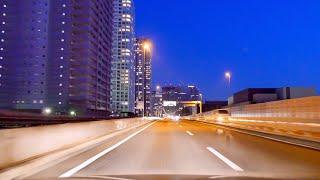 Tokyo expressway drive  Second Day   4k on-board camera  Aprl 2014