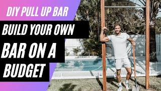 Building an outdoor Pull-up bar  DIY Chin-Up bar