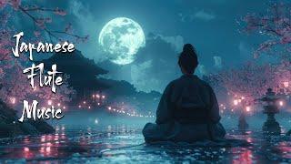 Melodies of the Moon - Japanese Flute Music For Meditation Deep Sleep Healing Soothing
