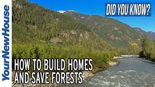 Can You Build Green While Harvesting Trees? - Building Your New House