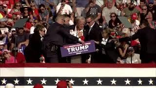 Shots fired at Trump rally in Pittsburgh Pennsylvania