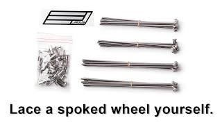 SR250 18 Rear Wheel Conversion - Re-lace A Spoked Wheel Part 1