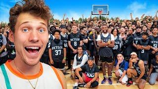 100 Basketball Players Compete for $10000