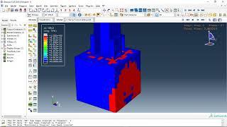 Cyclic behavior of exposed base plates with extended anchor bolts in Abaqus