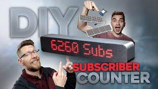 YouTube Subscriber Counter Clock - DIY Build less than $20