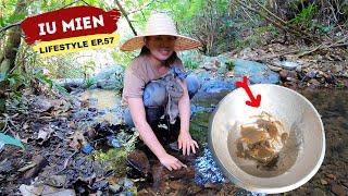 Iu Mien Lifestyle EP.57  Catching crabs in Iu Mien river