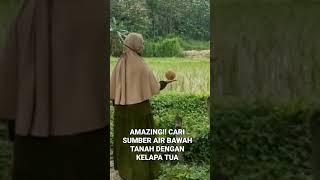 AMAZING CARI SUMBER AIR BAWAH TANAH DENGAN KELAPA TUA