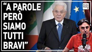 MATTARELLA ALZA LA VOCE SU CENSURA E COLOSSI DEL WEB ▷ SACROSANTE VERITÀ E PUNTI DEBOLI DEL DISCORSO